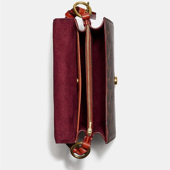 Coach Beat Shoulder Bag In Signature Canvas With Horse And Carriage Print - Picture 5 of 11